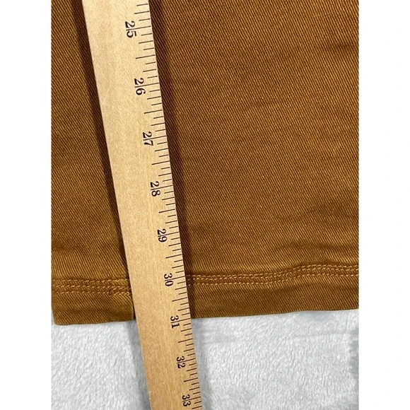 Huxtley Workwear Co Mens 32x32 Tobacco Brown Double Knee Slim Straight Pants - Picture 12 of 14